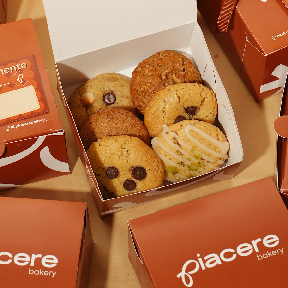 Box mini de galletas de Piacere Bakery